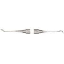 Spatule à sculpter – W-A-C-D, discoïde/bec-de-corbinn, manche arrondi 41, double extrémité