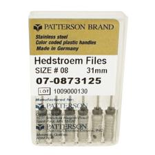 Limes Hedstrom de Patterson® – 31 mm, cône 0,02, 6/emballage