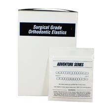 Élastiques orthodontiques Adventure Series de Patterson® – 2,5 oz, force légère, latex