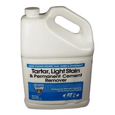 Solutions de nettoyage ultrasonique – Nettoyant pour tartre, taches légères et ciment permanent, bouteille de 3,8 L (1 gal)