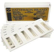 Pointes de papier absorbantes Patterson® – Non stériles