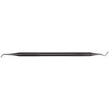 Instruments pour composite – N° 6 Felt, manche en aluminium anodisé noir, double extrémité