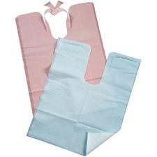 Bavoirs sans chaînette avec attaches – 18" x 25", 250/emballage