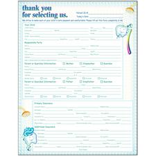 Pediatric Patient Information, Tooth Shower ColorForms™ 