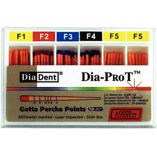 Pointes de gutta-percha Dia-Pro T™, 60/emballage
