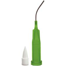 Tubes et bouchons jetables AccuDose® – calibre 19, vert melon, 100/emballage