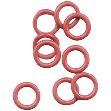 Seringue Free-Flo™ – Joints toriques en silicone rouge, 10/emballage