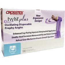 Tête angulaire oscillante jetable à prophylaxie Twist® – 100/emballage