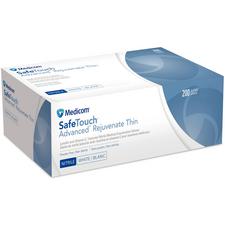 Gants d'examen en nitrile SafeTouch® Advanced™ Rejuvenate – Non poudrés, enduits de lanoline et de vitamine E, 200/emballage