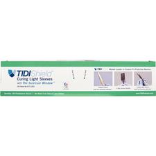 Gaine pour lampe à polymériser à ajustement personnalisé TIDIshield™ avec SureCure Window™, 100/emballage
