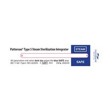 Intégrateurs de stérilisation à la vapeur Patterson® de type 5, 1000/emballage