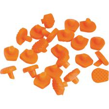Coussinets de rechange pour extracteurs de couronnes et de ponts – Orange, 50/emballage