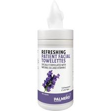 Lingettes pour le visage des patients Refresh 120/boîte