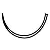 Fil de suture tressé en polyester vert Perma Sharp® – Non résorbable, D-14, cercle de 1/2, cône à extrémité coupante, taille 5-0, longueur de 18", 12/boîte