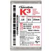 Limes endodontiques en nickel titane K3™ – Longueur de 25 mm, 6/emballage