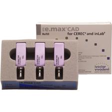 IPS e.max® CAD HT (High Translucency) Bridge Blocks for InLab® – B40L, 3/Pkg
