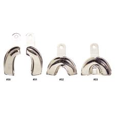 Patterson® Metal Impression Trays, Solid Partial