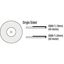 Disques de diamant Thin-Flex® - face unique sans mandrin, 7/8" de diamètre