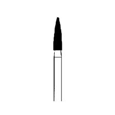Instruments de diamant – FG, très grossière, noire, flamme, pointe, 5/emballage