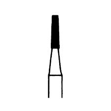 Instruments de diamant – FG, moyen, bleue, conique, taille nº 846-014-FG, diamètre de 1,4 mm, longueur de 6,0 mm, 5/emballage
