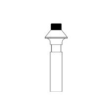 Réduction Diamond – recharge de langue maxillaire, diamètre de 1,7 mm, 5/emballage