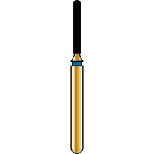 Fraises diamantées à usage multiples Alpen® – FG, grossière, bleue, formes KS, no KSO, diamètre de 1 mm, longueur de 7 mm, 5/emballage
