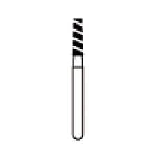 Fraises diamantées NTI® Turbo – FG, très grossière, noire, cône à bout rond, 5/emballage