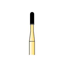 Fraises au carbure Great White® Série Gold – FG, cylindre fissuré à bout rond, no GW2, diamètre de 1,2 mm, longueur de 3,8 mm