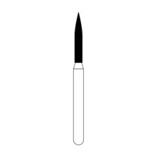 Fraises diamantées NTI® – FG, très grossière, flamme, 5/emballage