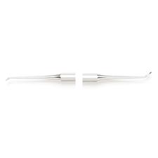 Spatules à sculpter – N° 6C, discoïde/bec de corbin, manche standard, double extrémité