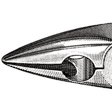 Davier – N° MD1, modèle Mead, 4-1/2", petit, universel