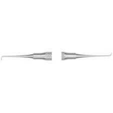 Ensembles de détartreurs/curettes – Ensemble Goldman-Fox n° GF-21, manche arrondi n° 4, double extrémité