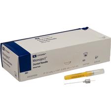 Monoject® 401 Metal Hub Disposable, Color-Coded Needles, 100/Box