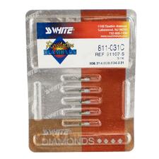 Diamants Revelation® - Grossière, taille Nº 811-031, diamètre de 3,1 mm, équilibre, FG, 5/emballage