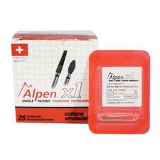 Fraises diamantées à usage unique x1 Alpen® – ÉPG, 25/emballage