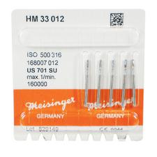 Fraises au carbure de tungstène – HM33 conique fissurée FG XL, longueur de la tige de 25 mm, 5/emballage