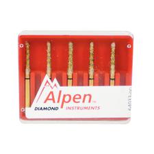 Fraises diamantées Alpen® TurboCut™ - FG, très gros grain, noir, 5/emballage