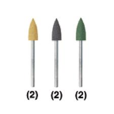 NTI® Acrylic Polishers – Flame Assortment Pack, 6/Pkg
