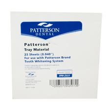 Patterson® Vacuum Forming Material for Custom Formed Trays – 5" x 5" Sheets, 25/Pkg