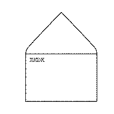 Personalized Postcard Privacy Envelope