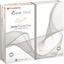 Gants en nitrile ajustés Cranberry Curve™, 100/boîte