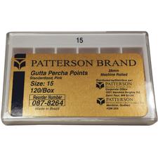 Patterson® Gutta Percha Points, Standard Sizes