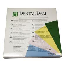 Digue dentaire en latex Hygenic® – Adultes, prédécoupée, 6" x 6", 36/emballage