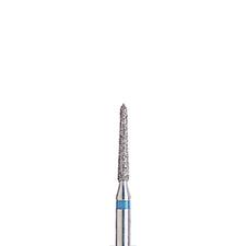Fraises diamantées BluWhite – FG, standard, bleue, curetage, conique, 5/emballage