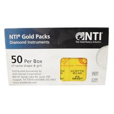 Fraises diamantées Gold Pack NTI® – FG, fine, rouge, 50/emballage
