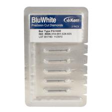Fraises diamantées BluWhite – FG, grossière, verte, conique, cône à bout plat, 5/emballage