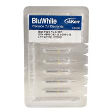 Fraises diamantées BluWhite – FG, très grossier, noir, conique, 5/emballage