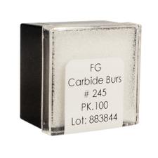 Fraises au carbure de tungstène – HM UN245 (préparation d’amalgame) FG, taille nº 245, diamètre de 0,9 mm, 100/emballage