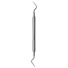 Curettes de débridement – N° 1/2, buccal lingual, manche arrondi n° 4, double extrémité