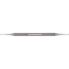 Spatule à sculpter – 90B, discoïde/bec-de-corbin, manche arrondi 41, double extrémité